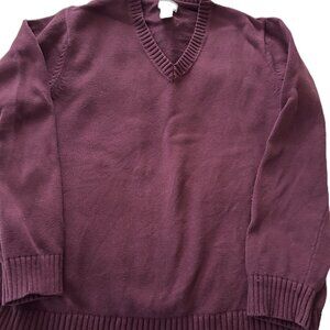 LL Bean Men's V neck pullover sweater